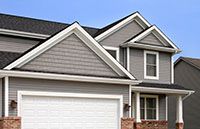 Home in Columbia with gray HardiePlank siding